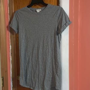 Gray T-shirt dress